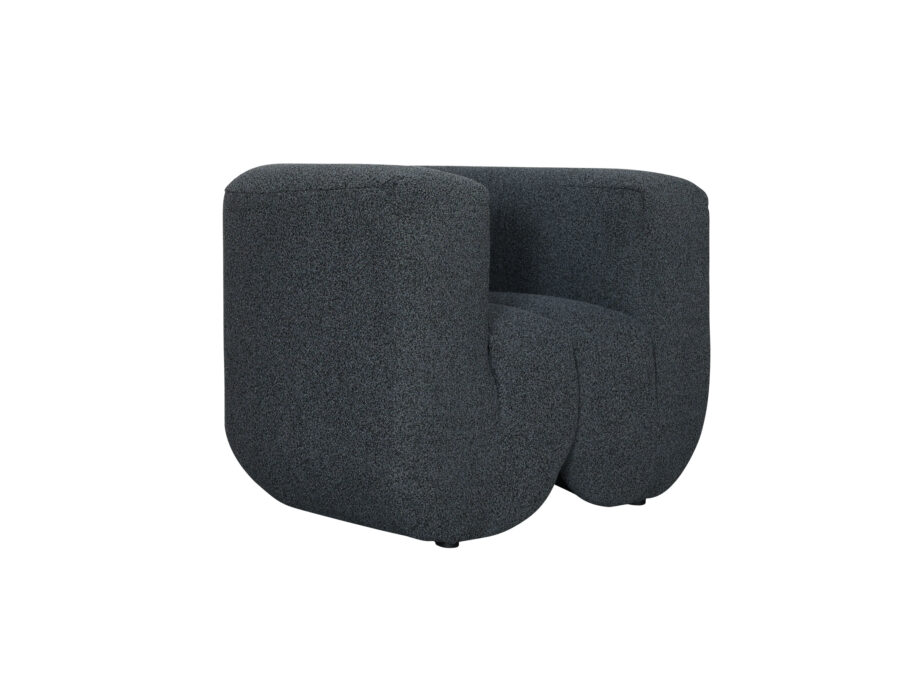 Grafiitmust Nua N88-100-6 tugitool, chenille kangast – 6