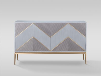 Hall Stilig ST334 kummut, MDF, kuldsete metallist jalgadega