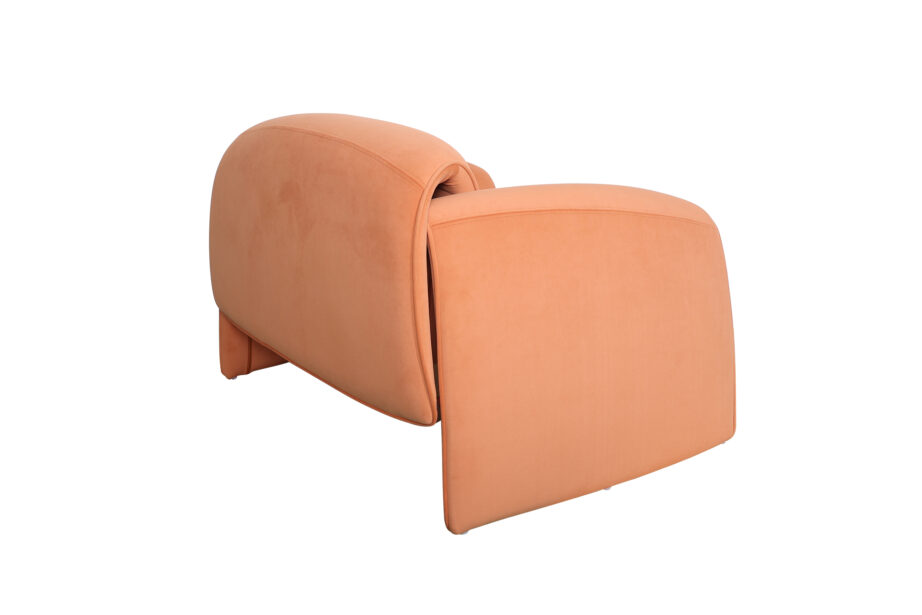 Kaneelitooni Nua N78-30 tugitool, veluurkangast, metallist struktuur – 5