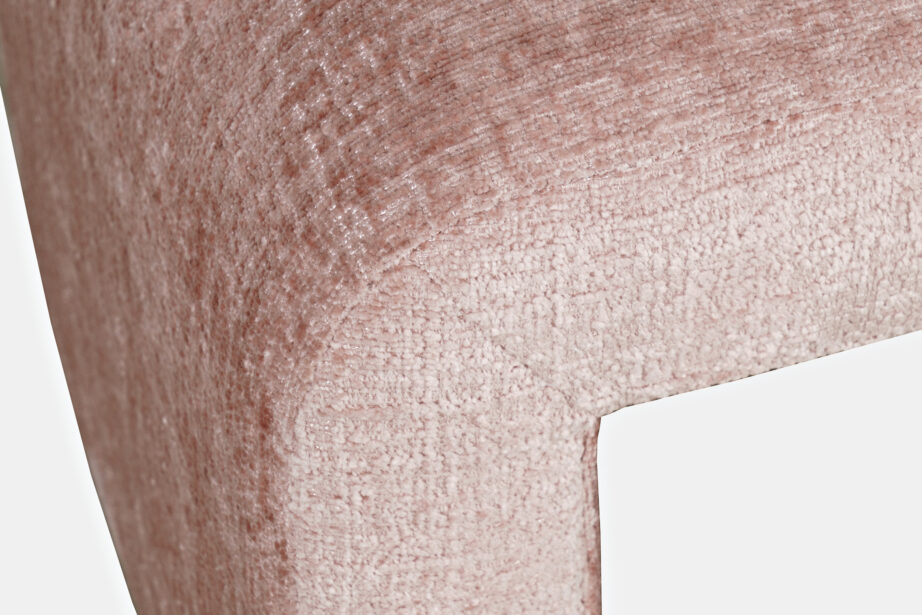 Roosa polsterdatud pink Leith LET69P, 100% polüestrist – 7
