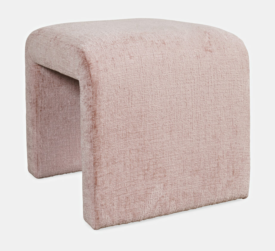 Roosa polsterdatud pink Leith LET69P, 100% polüestrist – 4
