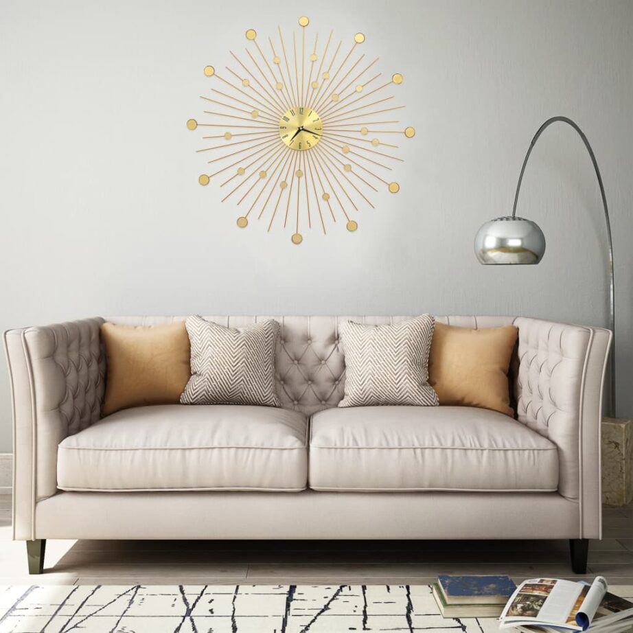 Seinakell metall 70 cm kuldne