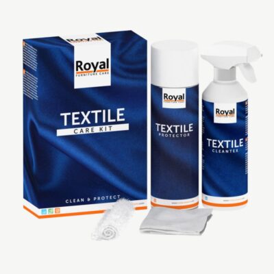 Tekstiilihoolduskomplekt mööbli ja kangaste puhastamiseks ja kaitseks. Komplekt sisaldab 500 ml Textile Protectorit, 500 ml Cleantex vahtpuhastust, puuvillast puhastuskinnast ja puhastuslappi.