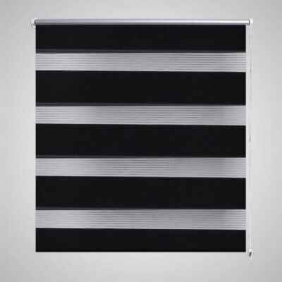 Triibuline ruloo 120 x 230 cm must