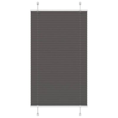 Plisseeritud ruloo must 80x100 cm kanga laius 79
