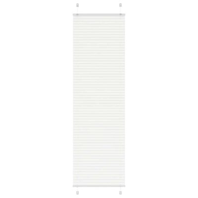 Plisseeritud ruloo valge 65x200 cm kanga laius 64
