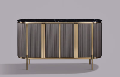 Tume grafiit TV-alus Stilig ST384A