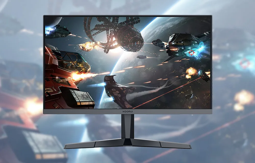 Koorui 24E3 monitor mängurežiimis