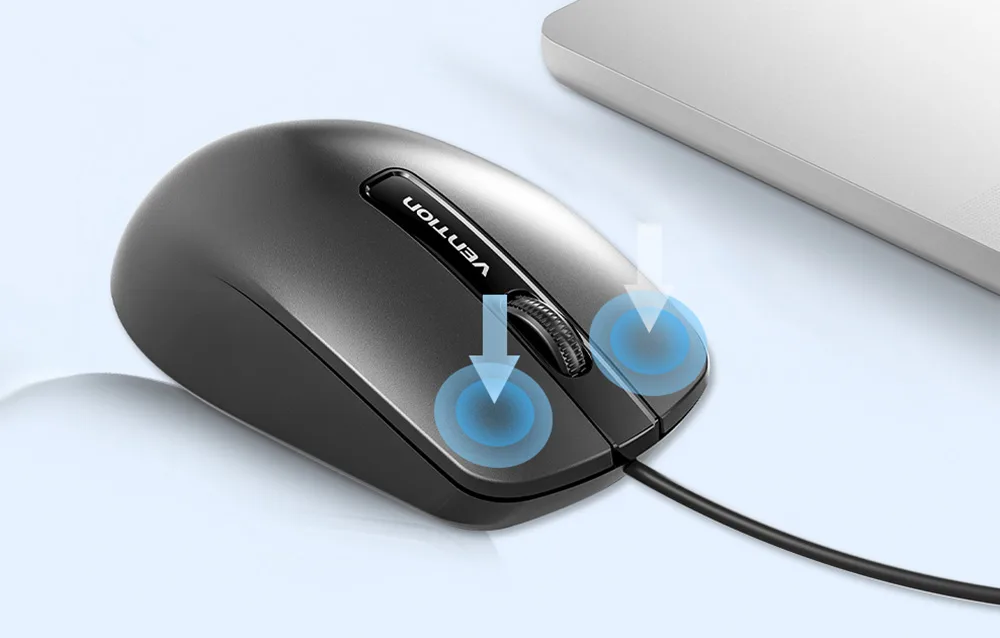 Vention KTABG juhtmega hiiri detailid