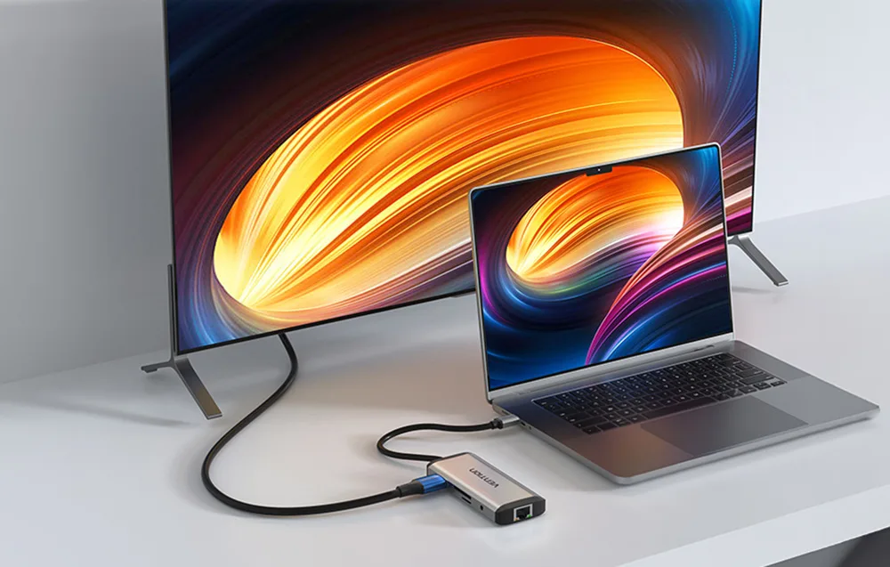 USB-C dokkimisjaam HDMI port pakub 4K kvaliteeti