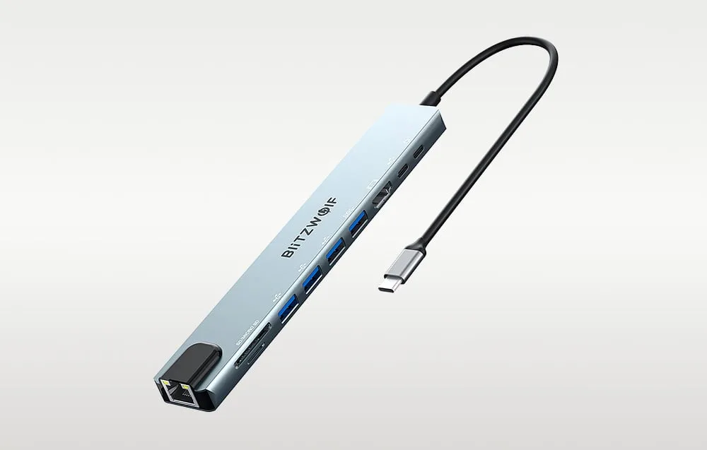 Blitzwolf BW-TH5 USB-C dokkimisjaam ühilduvus sülearvutitega