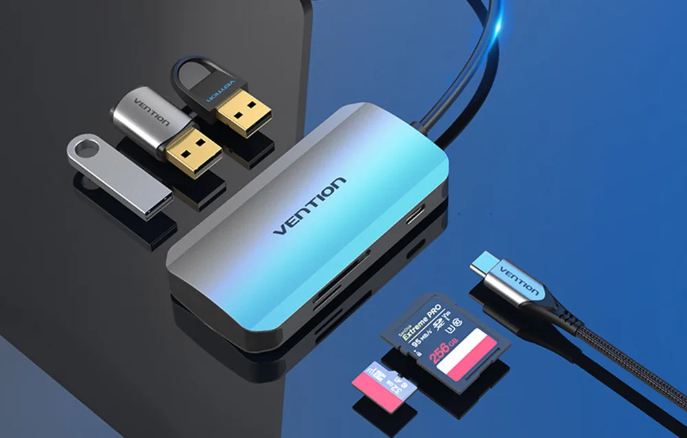 Vention USB-C dokkimisjaam kiire failiedastus