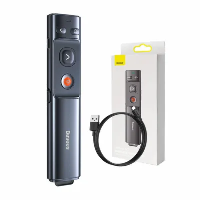 Esitluspult rohelise laseriga: Baseus Orange Dot (USB/USB-C, 250mAh, Hall)