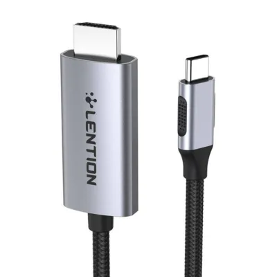 Lention 3m USB-C HDMI kaabel (4K@60Hz, hall)