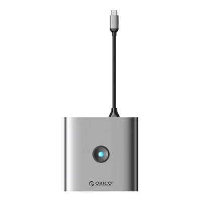 Orico 6-ühes adapter Hub (HDMI 4K, 2x USB-A 3.0, USB-C, 100W PD)