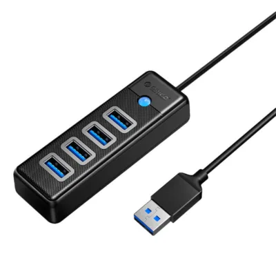 Orico USB jaotur 4x USB 3.0, 5 Gbps, 15 cm (must)
