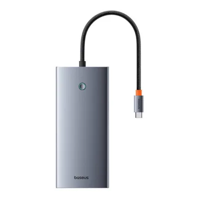 USB-C jaotur: Baseus PortalJoy 13-in-1 (HDMI, DP, VGA, RJ45, 100W PD, hall)