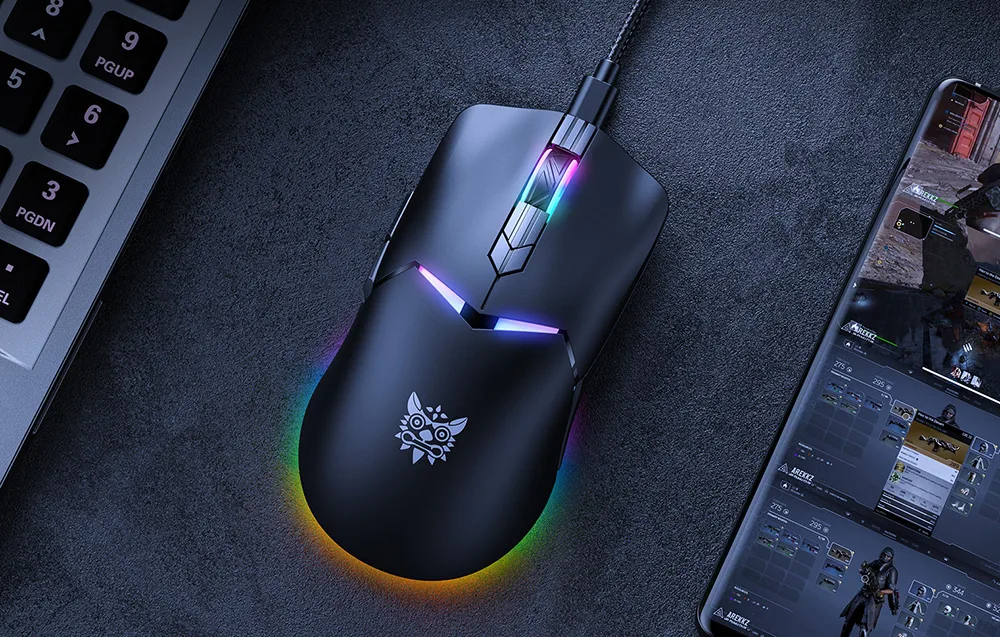 Juhtmevaba mängurihiir ONIKUMA CW928 koos RGB-valgustusega