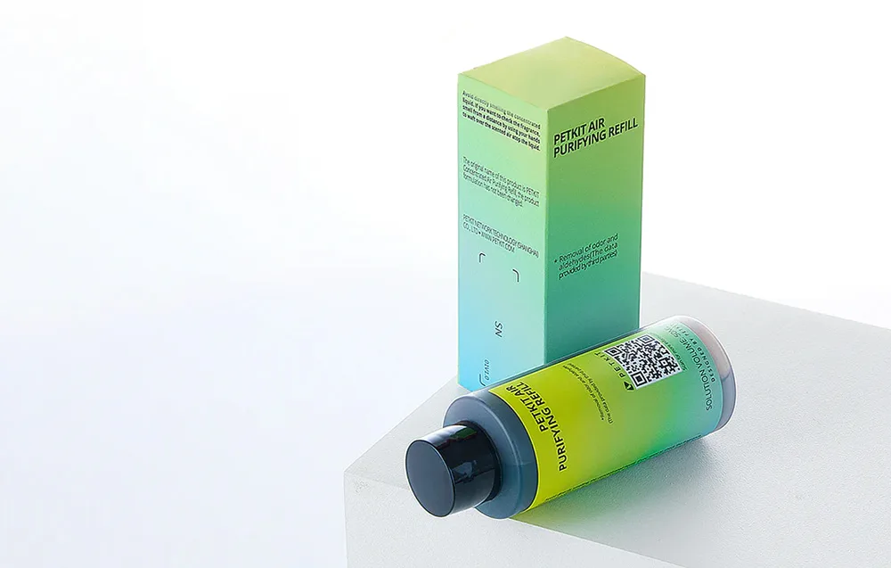 Liivakasti lõhnaeemaldaja täitevedeliku neli pudelit PetKit Pura X ja Max liivakastidele