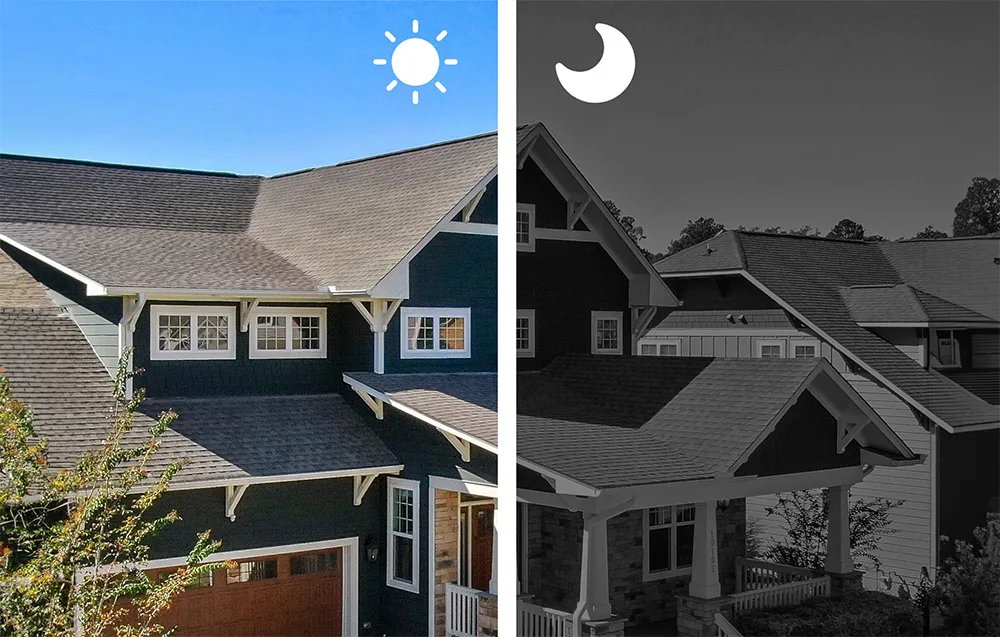 infra punavalgustusega öövaates wifi turvakaamera