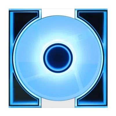 ARGB korpuse ventilaator Darkflash DM8 (120 mm, valge, hüdrolaager)