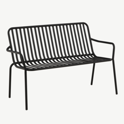 Alumiiniumist aiapink Peking, must, 136x62x87, 6098-001