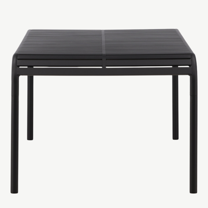 Alumiiniumist aia söögilaud Borneo, antratsiithall, 100x200x75, 6050-001 – 2