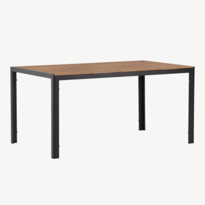 Alumiiniumist aia söögilaud Break, must, 90x150x75, 6091-408