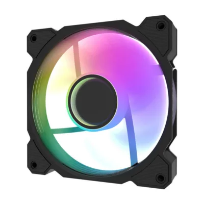 Arvuti RGB ventilaatorid Darkflash DR08 5-in-1 korpus (must, 120 mm, PWM)