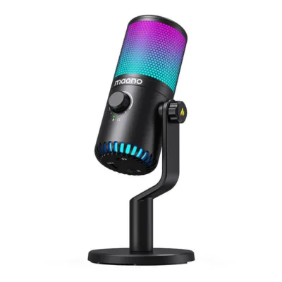 Gaming mikrofon RGB-valgustusega Maono DM30RGB (USB-C, kardioid, must)