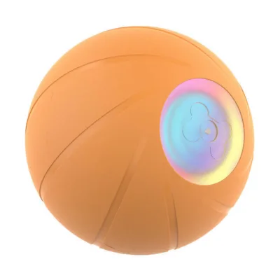 Interaktiivne koerapall LED-valgustusega Cheerble Wicked Ball SE (oranž, väike, IP65)