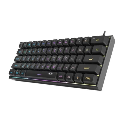 Juhtmega kompaktne mänguriklaviatuur MageGee TS91, RGB, IPX4