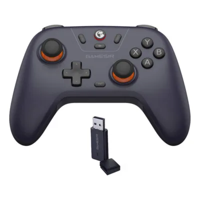 Juhtmevaba mängupult GameSir T4n Lite, lilla (Bluetooth/USB-C/dongel, PC/Switch/iOS/Android)