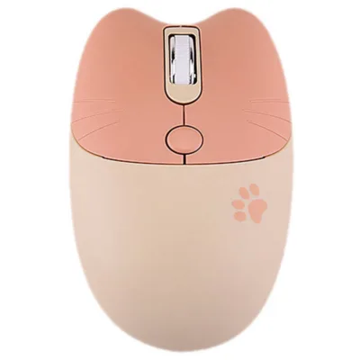 Kassikujuline juhtmevaba hiir MOFII M3DM, beež, Bluetooth/2.4G, 1600 DPI