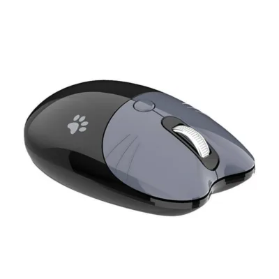 Kassikujuline juhtmevaba hiir MOFII M3DM, must (Bluetooth, 2.4G, 1600 DPI)