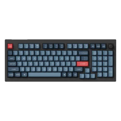 Keychron mehaaniline klaviatuur V5 Max RGB Red Switch (juhtmevaba, Bluetooth, 2.4 GHz, numbriklahvistik)