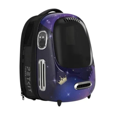 Lemmiklooma reisikott PetKit Trapking Breezy 2.0 (ventilatsiooni ja valgustusega, lilla)