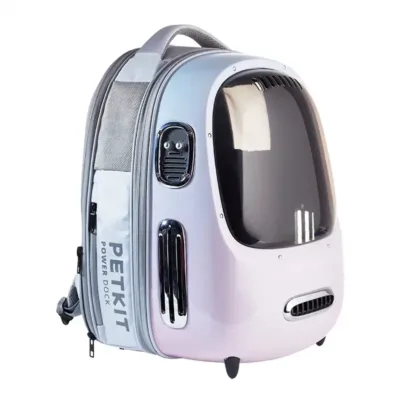 Lemmiklooma seljakott PetKit Breezy 2 nutika ventilatsiooniga, roosa (8 kg)
