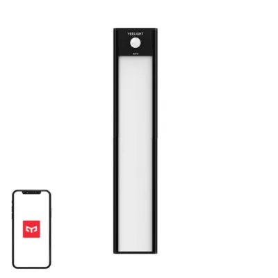 Liikumisanduriga kapivalgusti Yeelight 20 cm, 4000K, must, USB-C