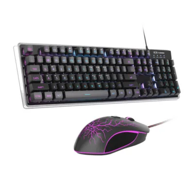 Mänguri klaviatuuri ja hiire komplekt MageGee K1 + G6S, juhtmega, RGB valgustus