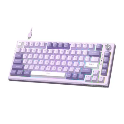 Mehaaniline mänguriklaviatuur MageGee SKY81 lilla, RGB, USB-C