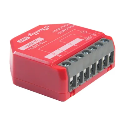 Nutikas Shelly lüliti 1PM Gen4 Zigbee/Matter voolutarbimise jälgimisega