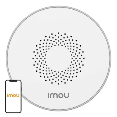 Nutikas alarm-sireen ZigBee IMOU ZR1 (85 dB, toiteadapter, sein/lagi)