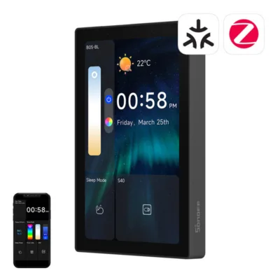 Nutikas juhtpaneel SONOFF NSPanel Pro 120, 4.7" puuteekraan, Matter, Zigbee, WiFi, must