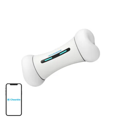 Nutikas koeramänguasi Cheerble Wickedbone C1702 (Bluetooth, USB, valge)