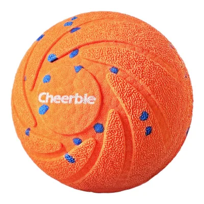 Nutikas koerapall Cheerble Wicked Ball Air, oranž (USB-C, 3 mängurežiimi, vahetatav kest)