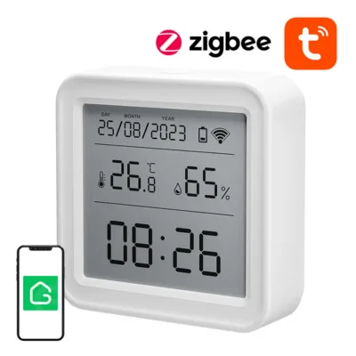 Nutikas niiskusandur ja temperatuuriandur Gosund ST17 Zigbee, LCD-ekraan, Tuya tugi