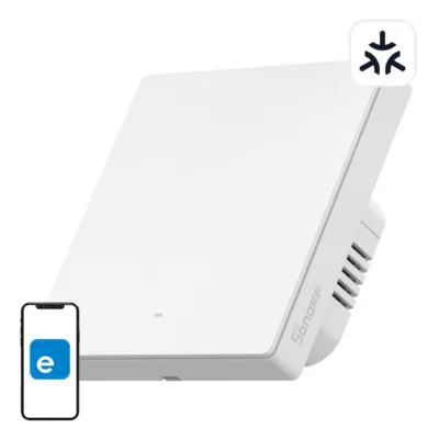 Nutikas seinaklüliti Sonoff M5-1C-86W, WiFi, Matter, 1-kanaliline