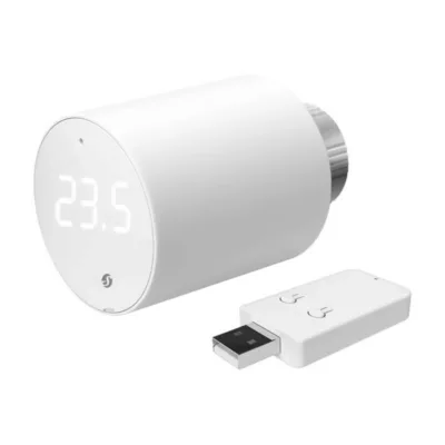 Nutikas termostaatventiil Shelly BLU TRV komplekt (Bluetooth, Wi-Fi, juhtseade kaasas)