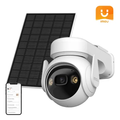 Päikesepaneeliga turvakaamera IMOU Cell PT Lite 3MP WiFi pöörlev välikaamera